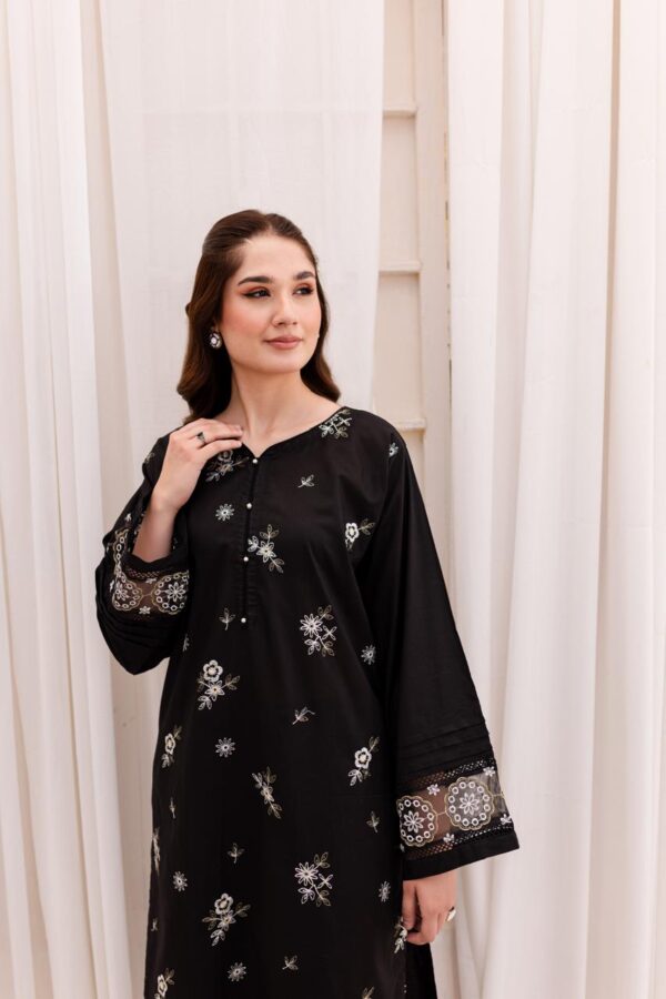 Black Embroidery Suit 2pc