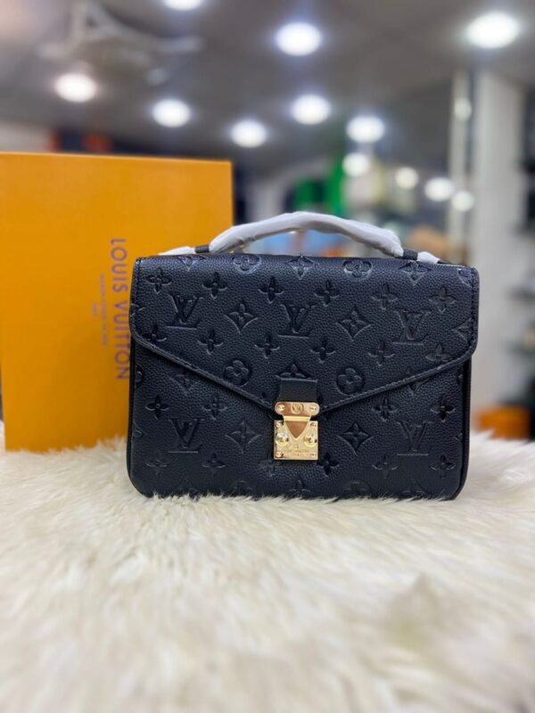 Louis Vuitton black Empreinte leather.