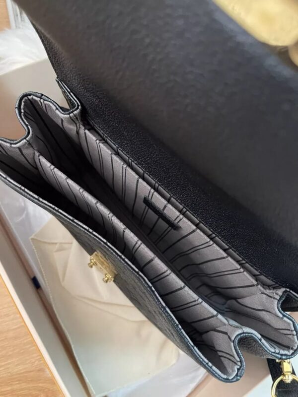 Louis Vuitton black Empreinte leather. - Image 5